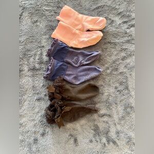 Bundle of 3 pairs of socks with ruffles for girls 2-4